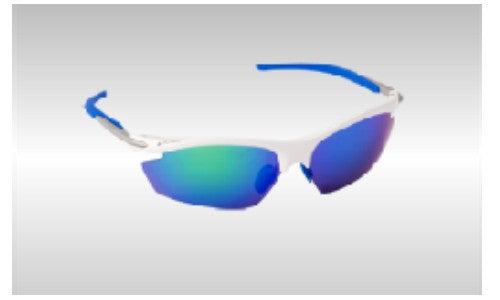 Lunettes de soleil de sport polarisées, support de nez réglable, lunettes